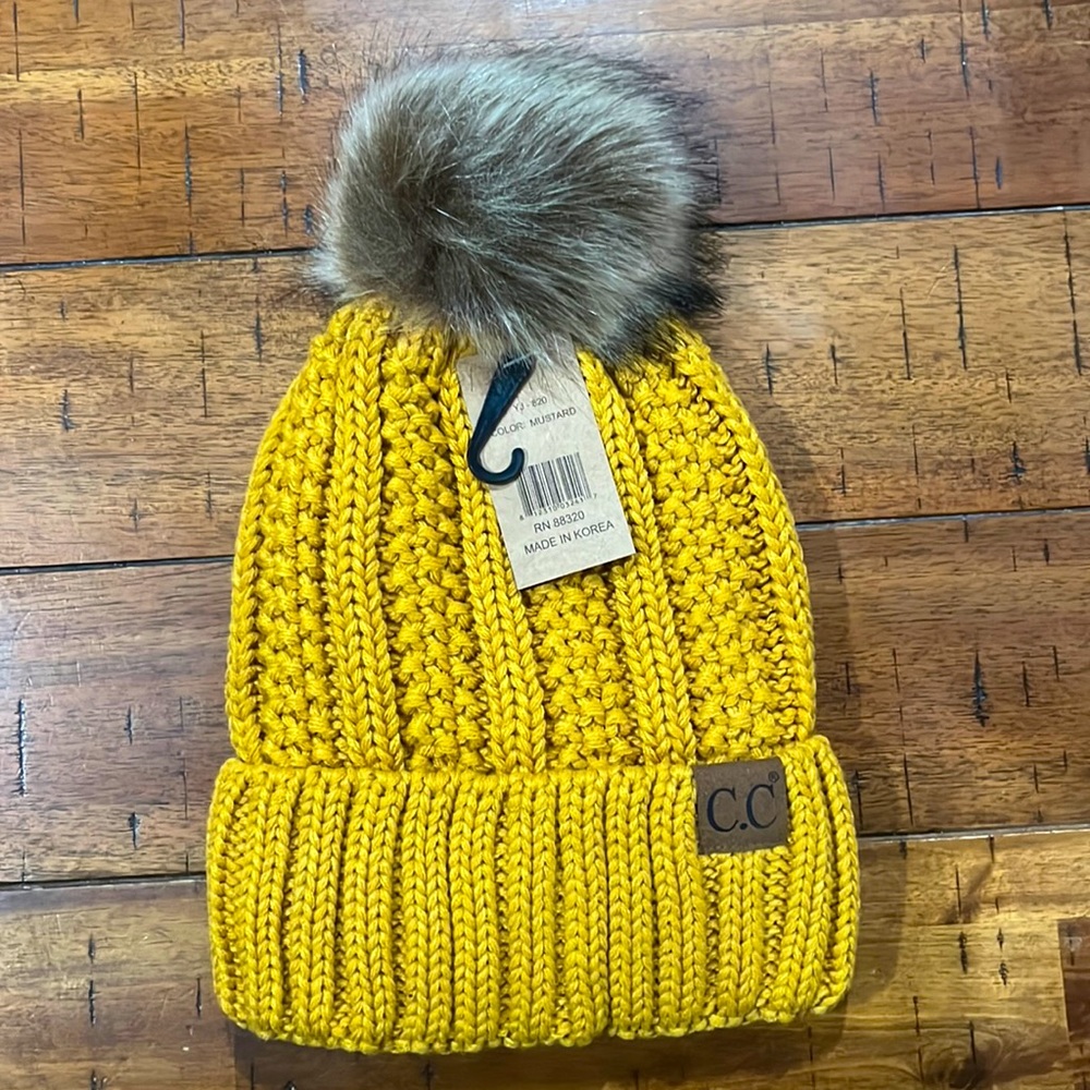 COPY - COPY - Brand new fleeced lined C.C beanie